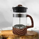 優得岩法耐熱玻璃濾壓壺-800ml-2入