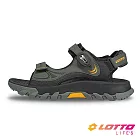 【LOTTO 義大利】男 溯行磁扣戶外涼鞋- 25cm 綠