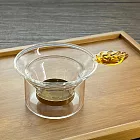 【GlassKing】GK-523 耐熱玻璃茶漏 不鏽鋼茶漏 茶隔 茶葉過濾網 鍍鈦不鏽鋼濾網 玻璃茶具