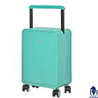 【USSARO】20吋前開式晶彩系列框箱/行李箱/旅行箱/登機箱(庭蕪綠) 20吋 庭蕪綠