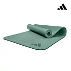 Adidas 環保壓紋瑜珈墊-10mm(六色) 琉璃綠
