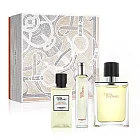 HERMES 愛馬仕 大地男性香精3入禮盒(香精75ml+小香15ml+沐浴精40ml)