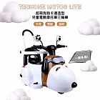 TE CHONE MOTO3 LITE超萌狗狗卡通造型兒童電動機車摩托車三輪車手推,電動,腳踩 一車多用 白色