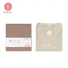 【Mukasa】TPE折疊瑜珈墊 5mm (10摺) - 燕麥棕 + 瑜珈墊束口背袋 (方形) - 亞麻色