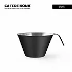 CAFEDE KONA 不鏽鋼濃縮盎司杯90ml-黑