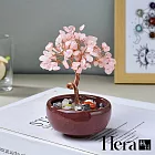 【Hera赫拉】手工水晶樹聚寶盆擺飾 H114042302 粉水晶