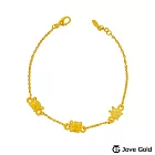 Disney迪士尼系列金飾 維尼系列-友誼長存黃金手鍊