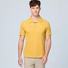 【荒野wildland】男生態POLO抗UV彈性短袖機能衣月桂葉黃色 M 月桂葉黃色
