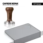 CAFEDE KONA 木紋不鏽鋼壓粉器57.5mm (加贈吧檯轉角墊)