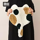 【日本霜山】短絨毛貓尾巴造型椅墊- 三花貓