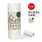 KIKARAF 多功能料理紙 紙抹布 1捲（70張 日本製 高吸水 強吸油 料理紙 過濾紙 清潔 臉部吸油 可清洗 可多次重複使用 露營 野餐）