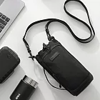P Travel 水壺收納斜背袋 黑色