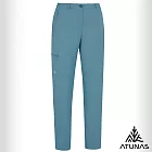 【ATUNAS 歐都納】女款蚊瘋不動彈性長褲/大尺碼A1PA2519W- S 霧藍綠