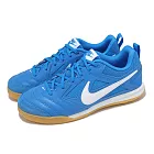 Nike 休閒鞋 GATO GS 大童 女鞋 藍 白 膠底 足球風 HV9596-400