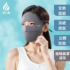 羽和暖swarm 立體剪裁騎行遮臉款 冰絲涼感遮陽透氣防風面罩 深灰