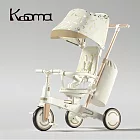 KOOMA 多功能三輪車(可折疊後控)-三色可選 珠光白
