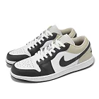 Nike 休閒鞋 Air Jordan 1 Low 男鞋 黑 AJ1 黑 米白 低筒 553558-153