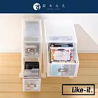 【LIKE-IT】自由搭配可疊式防塵收納盒 (窄版) | 鈴木太太公司貨
