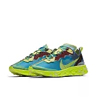 Undercover x Nike React Element 87 Lakeside 湖水藍 聯名款 半透明 休閒鞋 運動鞋 男鞋 BQ2718-400  26cm 湖水藍