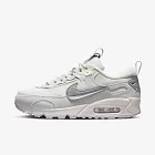 Nike W Air Max 90 Futura [FB1877-110] 女 休閒鞋 運動 慢跑 氣墊 緩震 白杏銀灰
