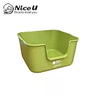 【NiceU 毛樂趣】方塊貓砂盆 綠色