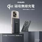 PHILIPS 飛利浦 QI2.0 5000mAh 無線充電行動電源 DLP2560Q 黑