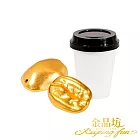 【金品坊】黃金配件迷你香醇咖啡豆單顆 0.08錢±0.02 (贈迷你咖啡杯)
