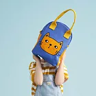 【加拿大Fluf有機棉】拉鍊隨手袋- 雀斑喵