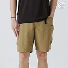 ADISI 男智能纖維速乾撥水登山短褲 AP2511098 棕色 (M-3XL) M 棕色