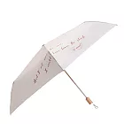 【JADE DROP 點翠傘品】倫敦雨美膚自動傘  狄金生米白