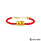 Disney迪士尼系列金飾 TSUM安琪黃金串珠 編繩手鍊款