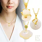 【TLH】千載一玉系列 和田玉項鍊 (母親節 生日 送禮) A.招財福貓