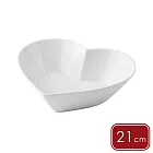 《Mikasa》Chalk白瓷餐盤(心型21cm) | 餐具 餐盤
