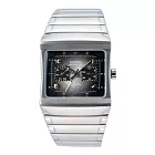 CASIO 熱浪時空程式不鏽鋼腕錶-棕