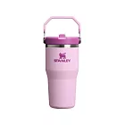 STANLEY 經典系列 IceFlow 手提吸管杯2.0 0.59L / 春櫻粉