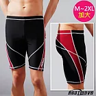 Heatwave熱浪 加大泳褲 五分褲黑虹(M-2XL)280 M