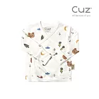 Cuz 竹纖維有機棉肚衣 0-3m 薄款新生兒紗布衣 (多款任選)  小熊蝴蝶結