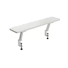 Cooyee 夾式收納置物架(60*20cm) 增高櫃 書架 收納架 -白色