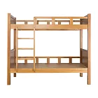 IDEA-白楊木實木雙層單人上下舖床架