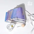 【雨之情】夢幻透明摺疊傘  羽毛