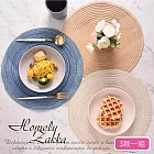 【Homely Zakka】法式棉紗圓形餐墊/防燙隔熱墊/桌墊_3色一組 3色一組