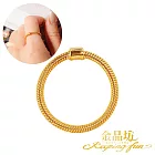 【金品坊】黃金戒指時光軌跡固定戒指 0.84錢±0.03 國際戒圍#11
