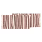 《danica》Heirloom純棉編織桌旗(酒紅直紋) | 餐桌布 桌巾 桌飾襯布