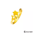 JoveGold漾金飾 小星願黃金戒指