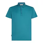 【紐西蘭Icebreaker】男 Tech Lite III 短袖POLO衫-150 S 湖水藍