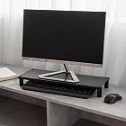 【H&R安室家】省空間桌上螢幕架 鍵盤收納架 OA127 桃紅色