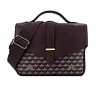 Faure Le Page Express 21 經典logo翻蓋郵差包- 酒紅