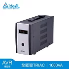 愛迪歐IDEAL 1KVA 全固態TRIAC穩壓器 TRIAC1-I116-1K(800W)-白色面板