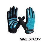 【NINE STUDY】頂級耐磨防滑透氣重訓手套 極致透氣PRO 健身手套 運動手套 全指手套 (三色任選)  綠黑色M號