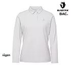 BLACKYAK 女 BASE長袖POLO衫 L 象牙白